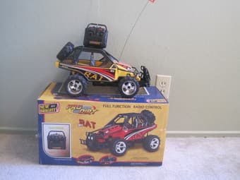 boy toys (Pogo stick,skate board, remote control car,body toning set) 2