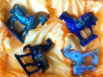 Gorgeous horses (Tri-color Pottery of the Tang Dynasty) $20 for each 1