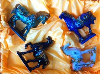 Gorgeous Tri-color Pottery of the Tang Dynasty Horse $50 for all 1