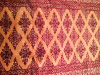 Indian handmade rug 3 ft x 5.5 ft, $189 2