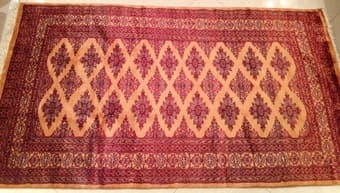 Indian handmade rug 3 ft x 6 ft, $189 1