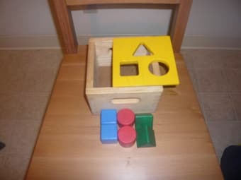 wooden toys + car + Teddy(new) - $14 2