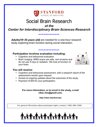 Participate in a paid brain imaging study! 1