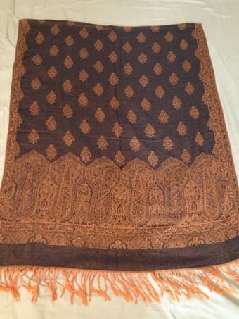 Handmade Pashmina Woolen Shawl - $25 1