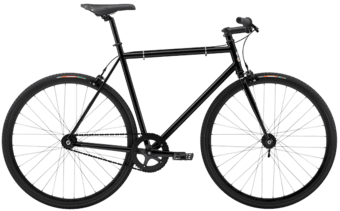 Stolen Steel Black Fixed-Gear Bike 1