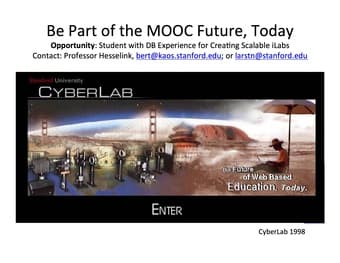 Be Part of the MOOC Future, Today! (Paid Summer Research Position) 1