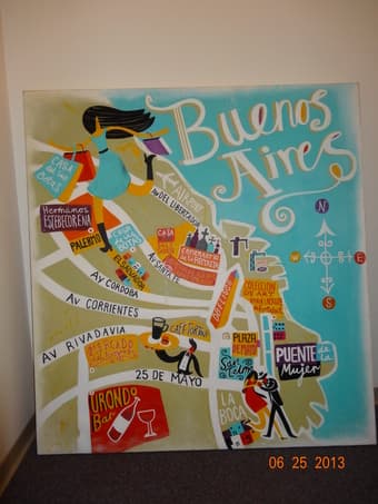 Large Buenos Aires Related Painting 1
