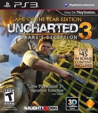 NEW Uncharted 3: Drake's Deception - Game of the Year Edition for $15 1