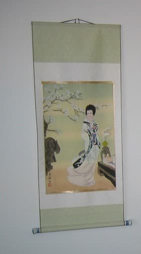 Beautiful original Chinese hanging scroll painting 1