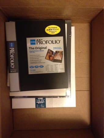 Canon film camera & presentation mat board--for Intro to Photography 4