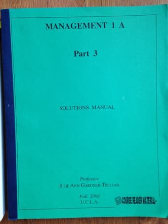 FREE:  Management Course Readers 3