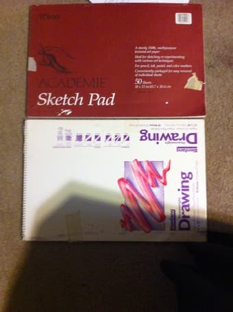 drawing/sketch pads $5 1