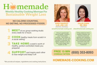Learn to Cook and Lose Weight with Homemade (Menlo Park) 2