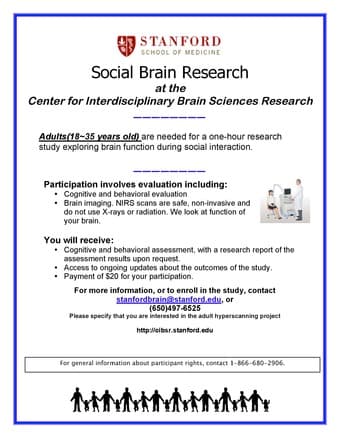 Recruit 18-35yo adult for cognitive research study ($20) 1