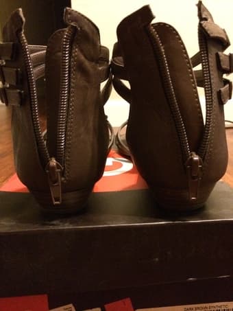 Flat gladiator style shoes for $30 2