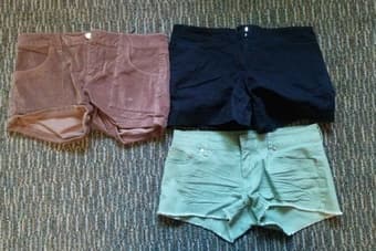 forever 21 shorts $9 each/ $25 for three 1