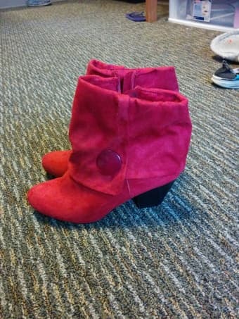 black, borwn and red boots for sale- $20 each or $50 for three 3