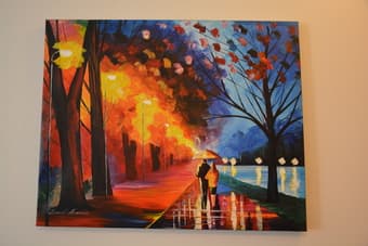 Original Oil Painting. Afremov 1