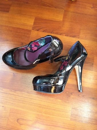 BLACK PLATFORM PUMPS for sale 2