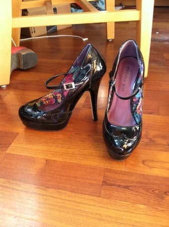 BLACK PLATFORM PUMPS for sale 3