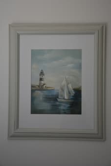 SAILBOAT Picture FRAMED 1