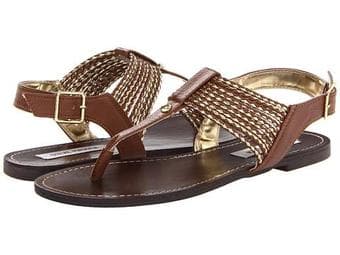 brand new sz 8 steve madden brown sandals 1