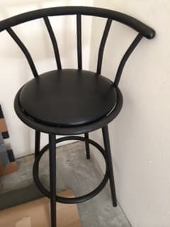 Leather hi end rotary bar stool $12 2