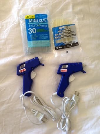 2 Glue Guns and mini glue sticks $5 each 1