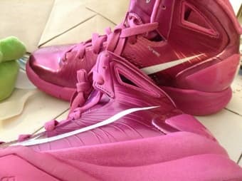 Women's Nike High Tops  sz. 6.5 metallic pink!!!  $20 obo 2