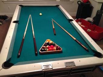 Older full-sized Brunswick pool table for sale. - $450 (Hayward, CA) 1
