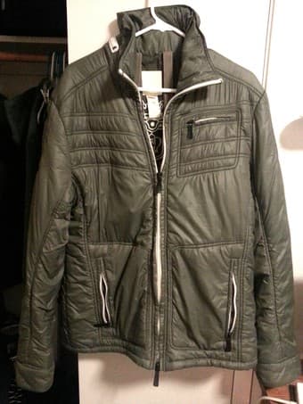 Gray nylon jacket $30 1