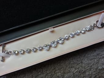 juicy couture country club chic hearts tennis bracelet 1