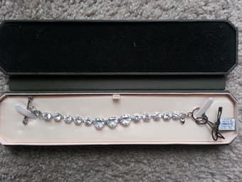 juicy couture country club chic hearts tennis bracelet 2