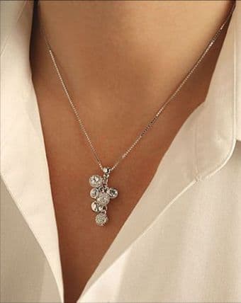 Swarovski Flirt Large Pendant Necklace (15.7" brand new) 1