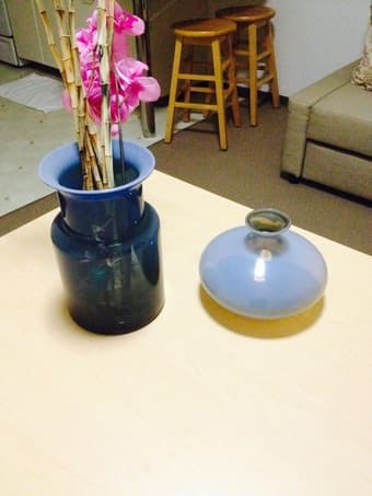 IKEA decoration - vases, table lamp, stool 3