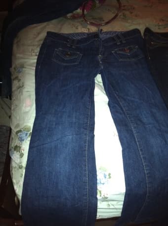 Women's Size 10P Dress Pants (2) and Jeans (1) For Sale 1