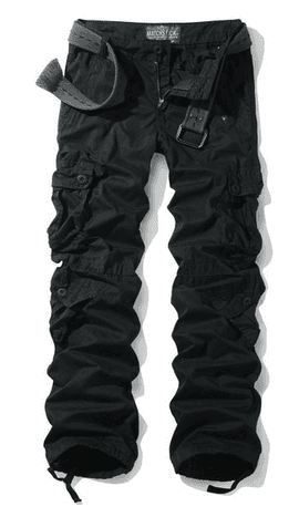 Black cargo pants 1