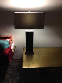 MOVING: FREE STUFF (Ottoman, Lamp, Coffee Table, Side table) 2