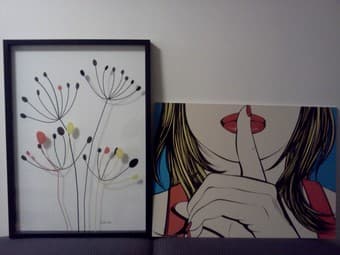 IKEA paintings/prints like new $15 and $5 1