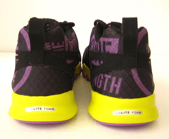 BRAND NEW Reebok running shoes women's 7.5- black/purple/yellow -$35 3