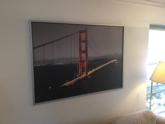 Large Golden Gate Bridge Framed Picture - $30 2