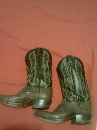 Authentic Tony Lama cowboy boots (men's size 9.5) - $50 1