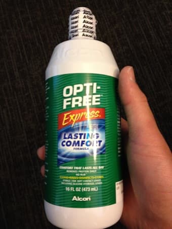 Opti-free express multi-purpose disinfecting solution for $8 1