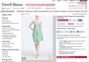 Flattering Strapless Chiffon Dress, Mint Green 1