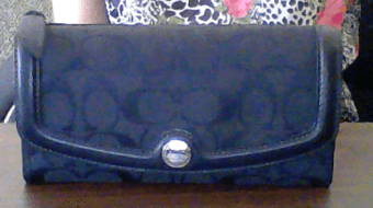 Beautiful leather Coach wallet - $60 OBO 1