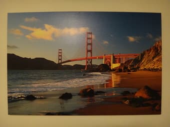GG bridge unique canvas $50 1
