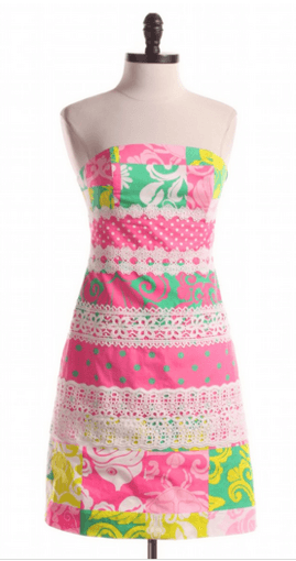 Strapless Lilly Pulitzer Dress 1