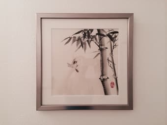 Framed Chinese Watercolor Paintings: $80 - $90 3