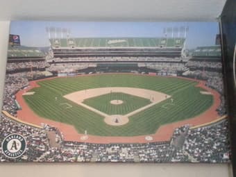 Oakland A's Colliseum wall decor 1