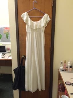 Long white dress Halloween costume $15 1